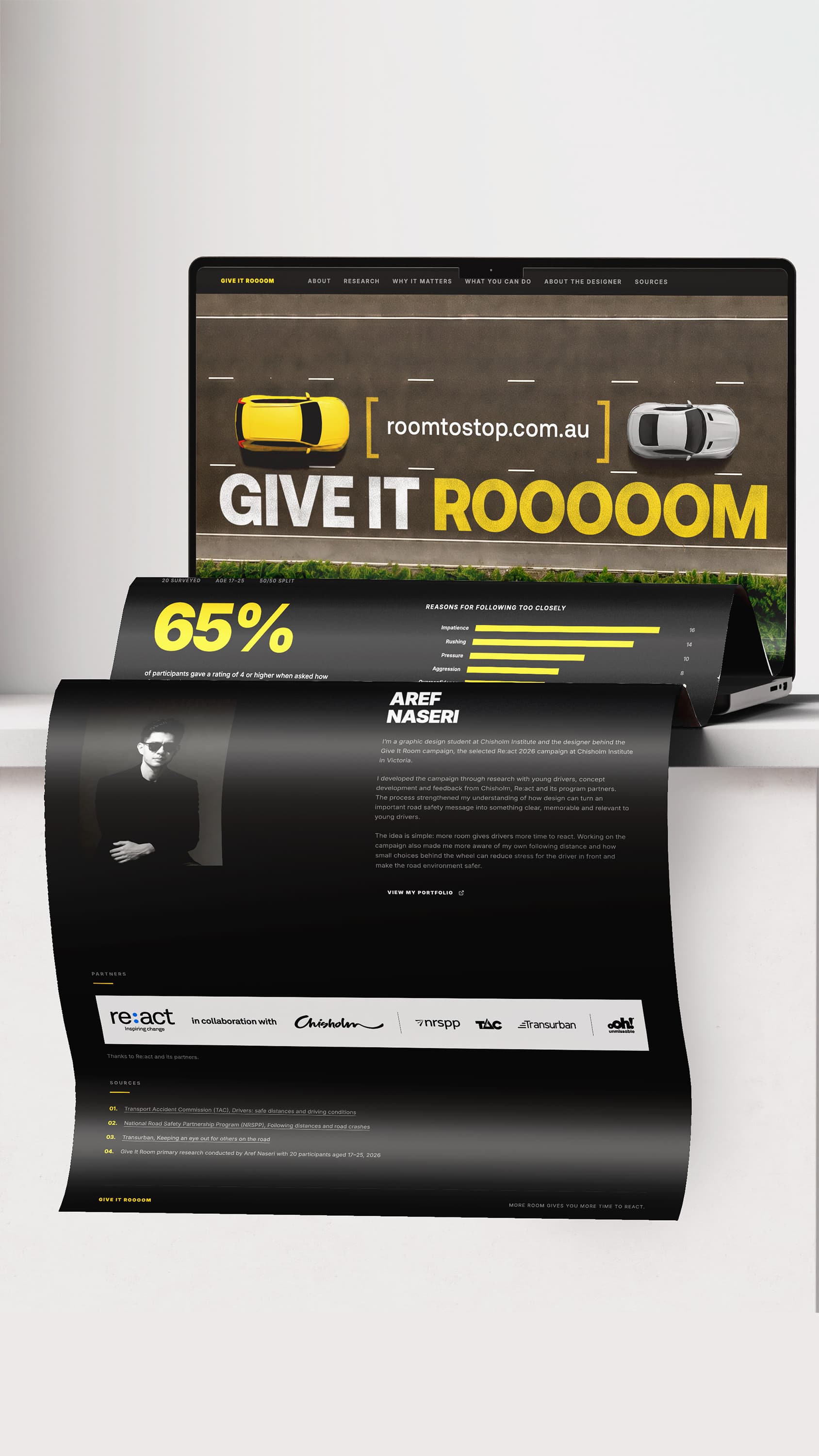 website mockup